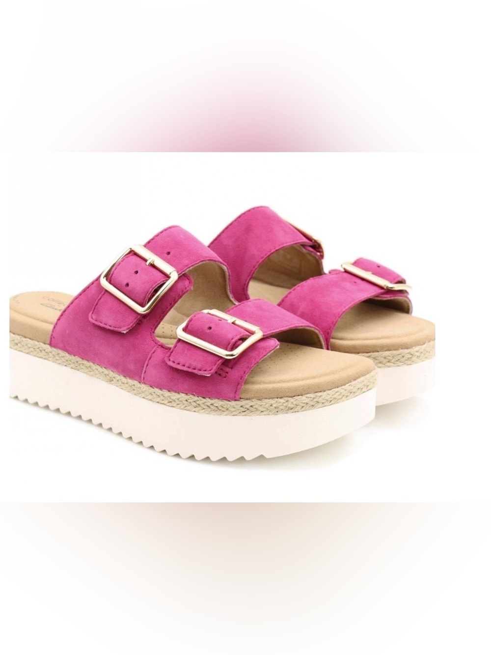 Clarks Lana Beach Sandals Hot Pink Size 7